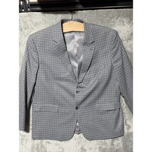 Oak Hill Sport Coat Mens‎ 2 XLT 50-52 Gray Check Blazer NWT